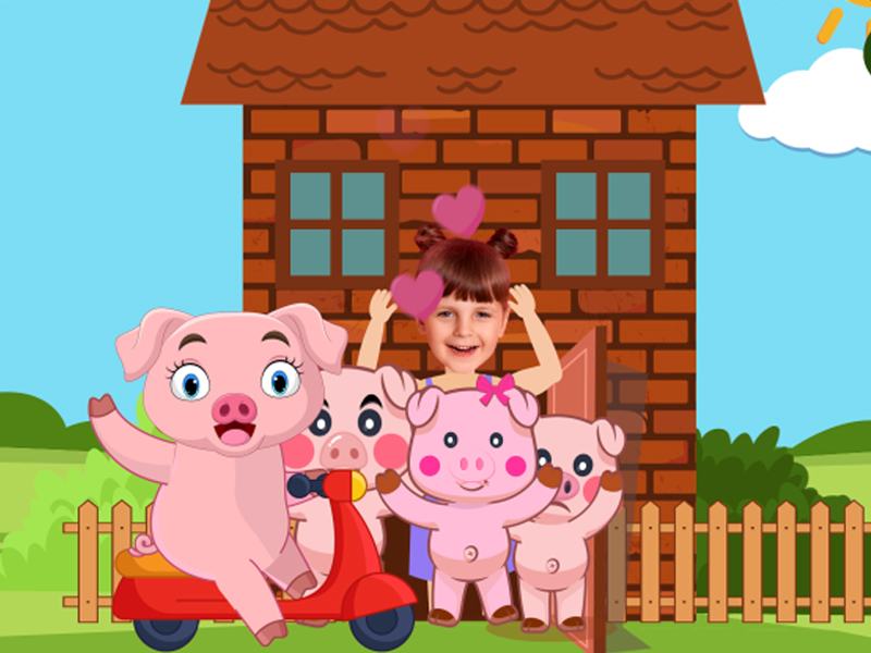 The Three Little Pigs (Girl)